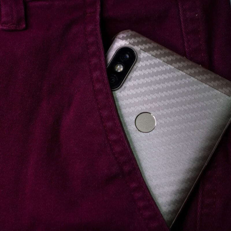 Transparent Carbon Fibre Textured 4