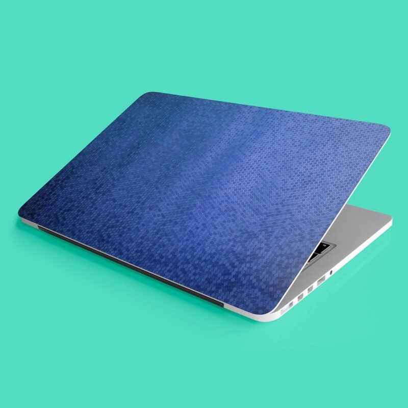 Honeycomb Blue Skin Laptop 1